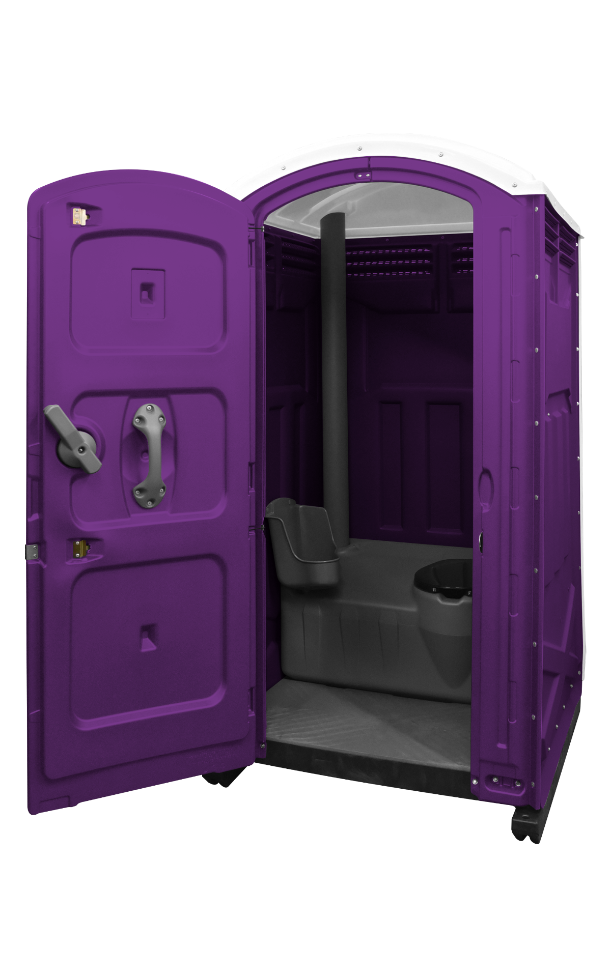 standard porta john with a urinal